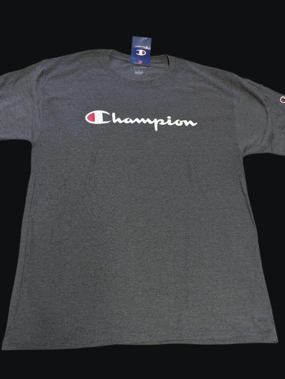 Champion Men's Logo T-Shirt, Large